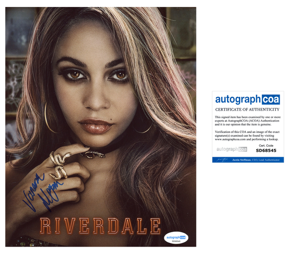 Vanessa Morgan Riverdale Signed Autograph 8x10 Photo ACOA