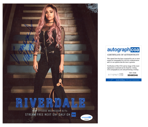 Vanessa Morgan Riverdale Signed Autograph 8x10 Photo ACOA