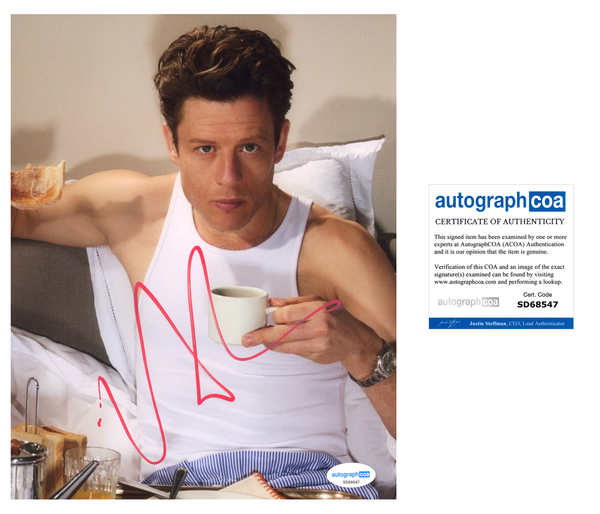James Norton Signed Autograph 8x10 Photo ACOA