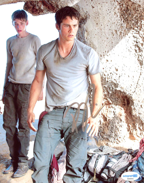 Dylan O'Brien Maze Runner Signed Autograph 8x10 Photo ACOA