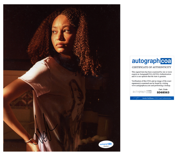 Nico Parker Last of Us Signed Autograph 8x10 Photo ACOA