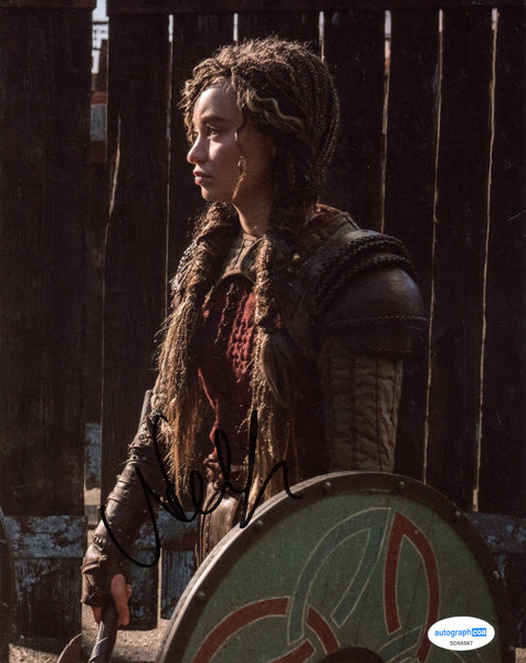 Nico Parker How to Train Dragon Signed Autograph 8x10 Photo ACOA