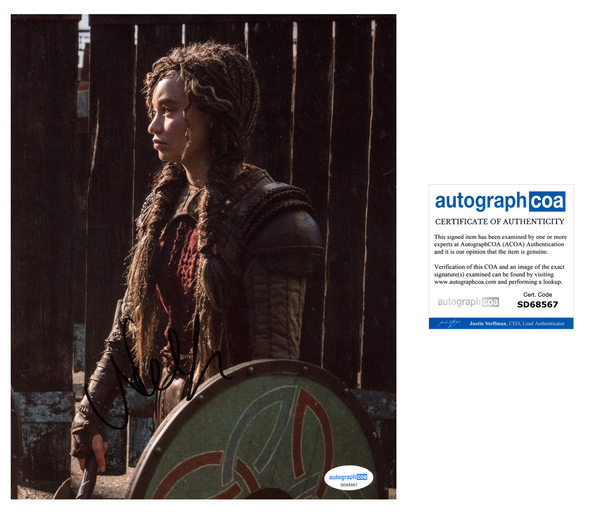Nico Parker How to Train Dragon Signed Autograph 8x10 Photo ACOA