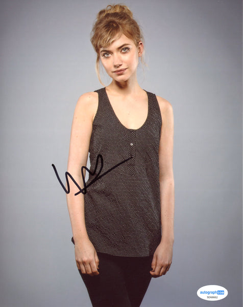 Imogen Poots Sexy Signed Autograph 8x10 Photo ACOA