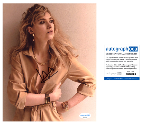 Imogen Poots Sexy Signed Autograph 8x10 Photo ACOA