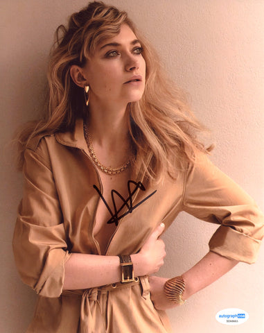 Imogen Poots Sexy Signed Autograph 8x10 Photo ACOA