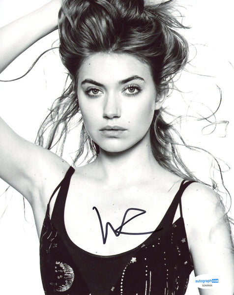 Imogen Poots Sexy Signed Autograph 8x10 Photo ACOA