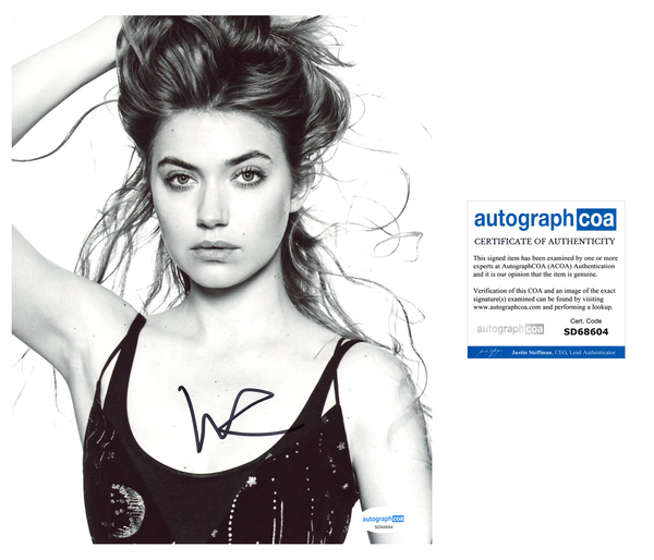Imogen Poots Sexy Signed Autograph 8x10 Photo ACOA