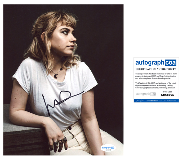 Imogen Poots Sexy Signed Autograph 8x10 Photo ACOA