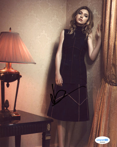 Imogen Poots Sexy Signed Autograph 8x10 Photo ACOA