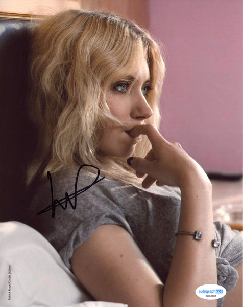 Imogen Poots Sexy Signed Autograph 8x10 Photo ACOA