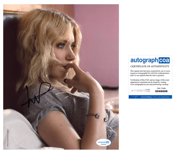 Imogen Poots Sexy Signed Autograph 8x10 Photo ACOA