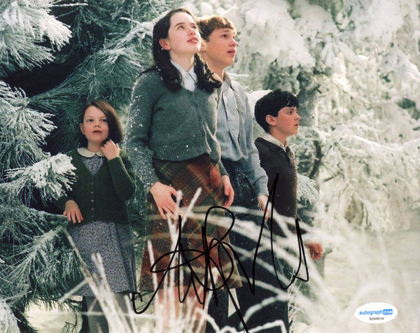 Anna Popplewell Chronicles Narnia Signed Autograph 8x10 Photo ACOA
