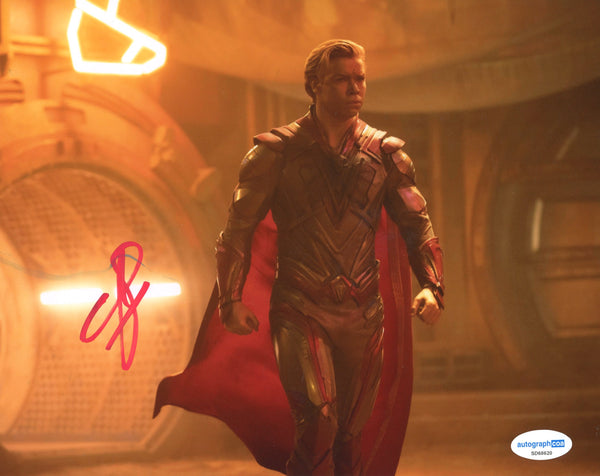 Will Poulter Guardians Signed Autograph 8x10 Photo ACOA