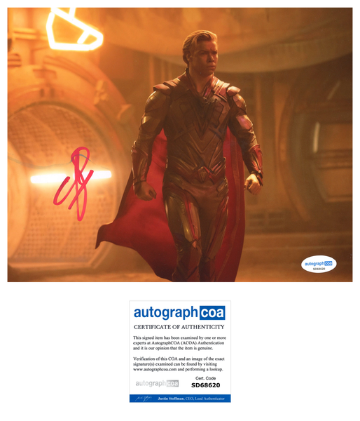 Will Poulter Guardians Signed Autograph 8x10 Photo ACOA