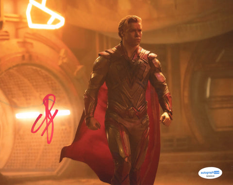 Will Poulter Guardians Signed Autograph 8x10 Photo ACOA