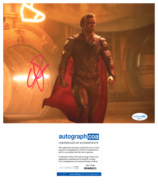 Will Poulter Guardians Signed Autograph 8x10 Photo ACOA