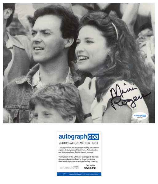 Mimi Rogers Gung Ho Signed Autograph 8x10 Photo ACOA