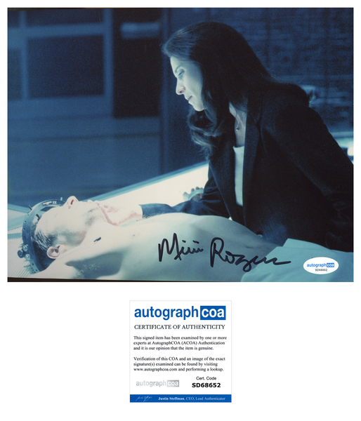Mimi Rogers X-Files Signed Autograph 8x10 Photo ACOA