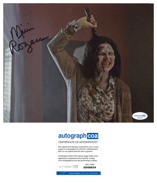 Mimi Rogers Ash Vs Evil Dead Signed Autograph 8x10 Photo ACOA