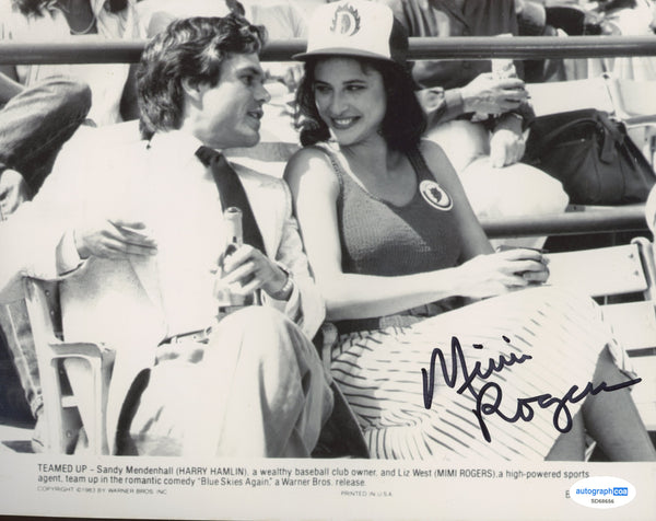 Mimi Rogers Sexy Signed Autograph 8x10 Photo ACOA