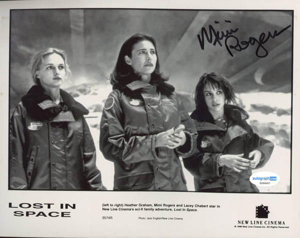 Mimi Rogers Lost in Space Signed Autograph 8x10 Photo ACOA