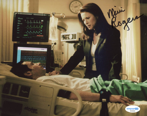 Mimi Rogers X-Files Signed Autograph 8x10 Photo ACOA