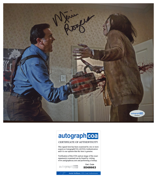 Mimi Rogers Ash Evil Dead Signed Autograph 8x10 Photo ACOA