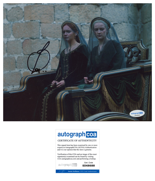 Phia Saban House of Dragon Signed Autograph 8x10 Photo ACOA