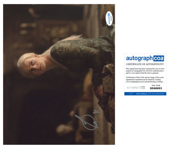 Phia Saban House of Dragon Signed Autograph 8x10 Photo ACOA