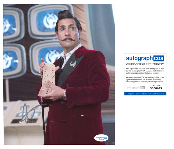 Jason Schwartzman Hunger Games Signed Autograph 8x10 Photo ACOA