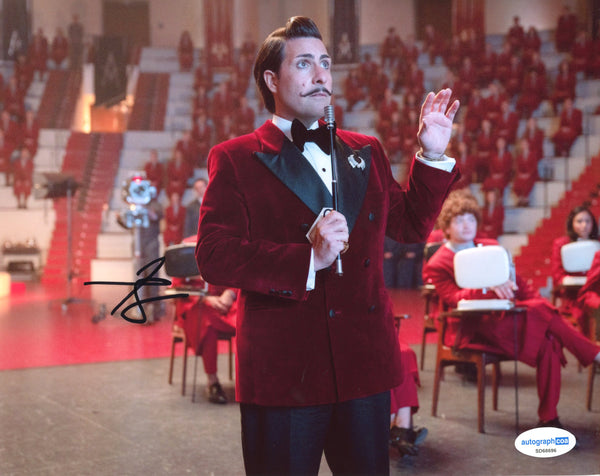 Jason Schwartzman Hunger Games Signed Autograph 8x10 Photo ACOA