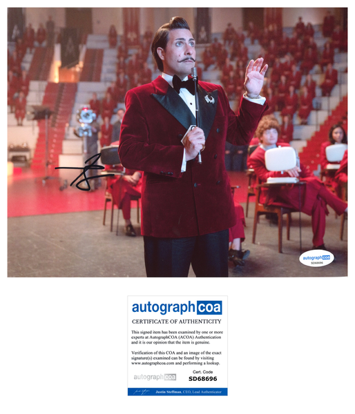 Jason Schwartzman Hunger Games Signed Autograph 8x10 Photo ACOA