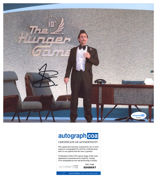 Jason Schwartzman Hunger Games Signed Autograph 8x10 Photo ACOA