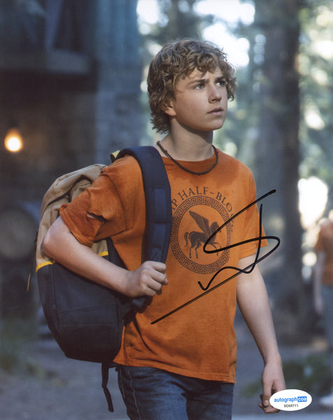 Walker Scobell Percy Jackson Signed Autograph 8x10 Photo ACOA
