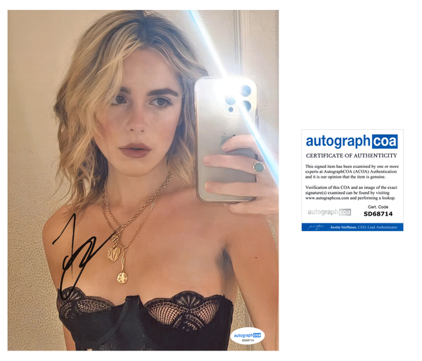 Kiernan Shipka Sexy Signed Autograph 8x10 Photo ACOA