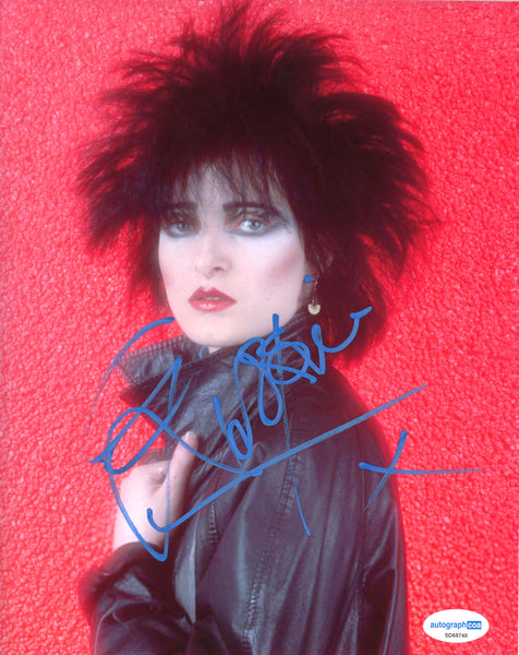 Siouxsie Sioux Banshees Signed Autograph 8x10 Photo ACOA