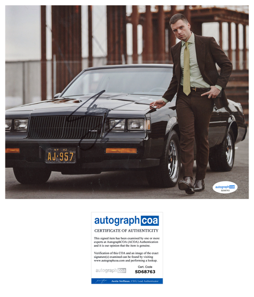 Sebastian Stan Winter Soldier Avengers Signed Autograph 8x10 Photo ACOA