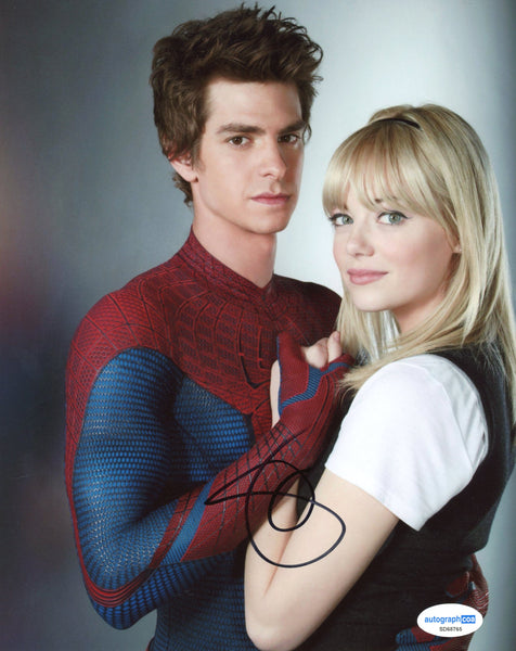 Emma Stone Spiderman Signed Autograph 8x10 Photo ACOA