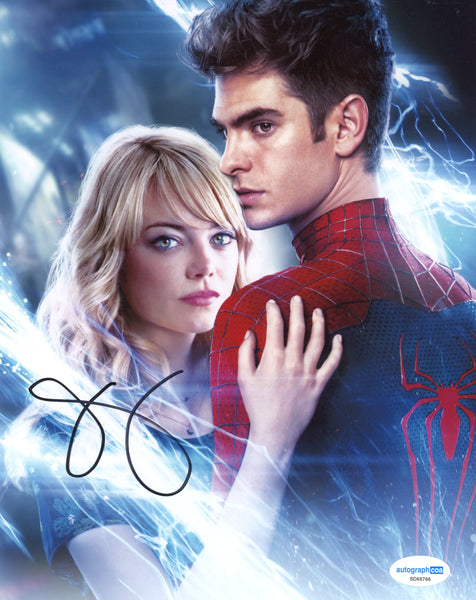 Emma Stone Spiderman Signed Autograph 8x10 Photo ACOA