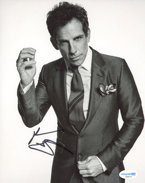 Ben Stiller Signed Autograph 8x10 Photo ACOA