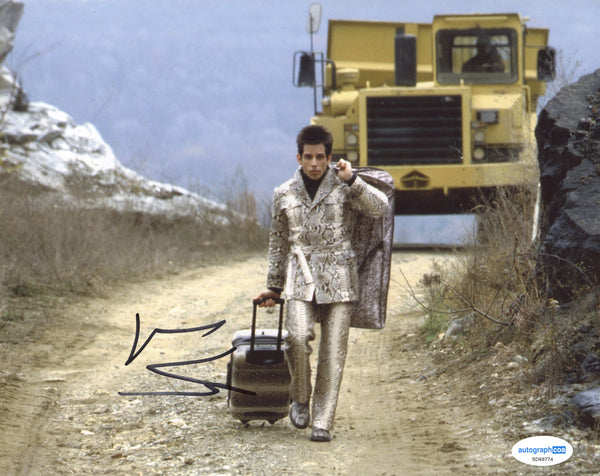 Ben Stiller Zoolander Signed Autograph 8x10 Photo ACOA