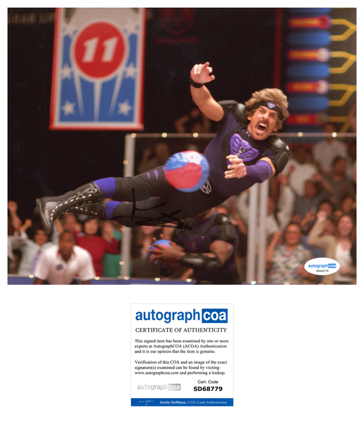 Ben Stiller Zoolander Signed Autograph 8x10 Photo ACOA