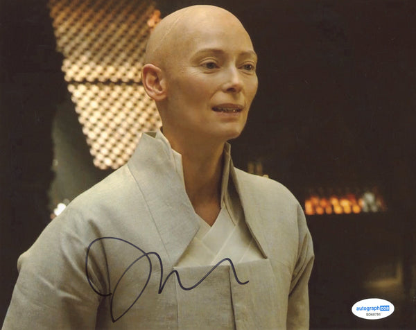 Tilda Swinton Doctor Strange Signed Autograph 8x10 Photo ACOA