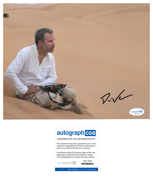 Denis Villeneuve Dune Signed Autograph 8x10 Photo ACOA
