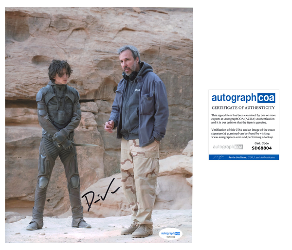 Denis Villeneuve Dune Signed Autograph 8x10 Photo ACOA