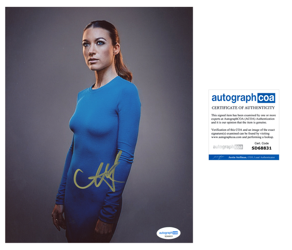 Natalie Zea Sexy Signed Autograph 8x10 Photo ACOA