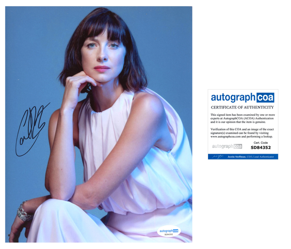 Caitriona Balfe Outlander Signed Autograph 8x10 Photo ACOA