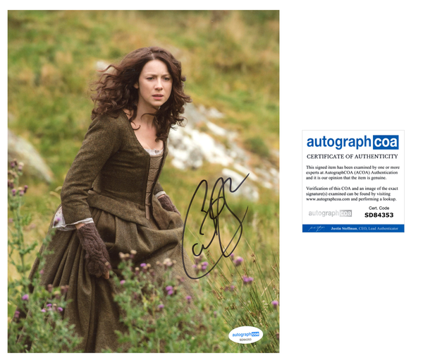 Caitriona Balfe Outlander Signed Autograph 8x10 Photo ACOA