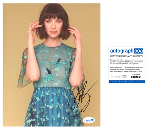 Caitriona Balfe Outlander Signed Autograph 8x10 Photo ACOA